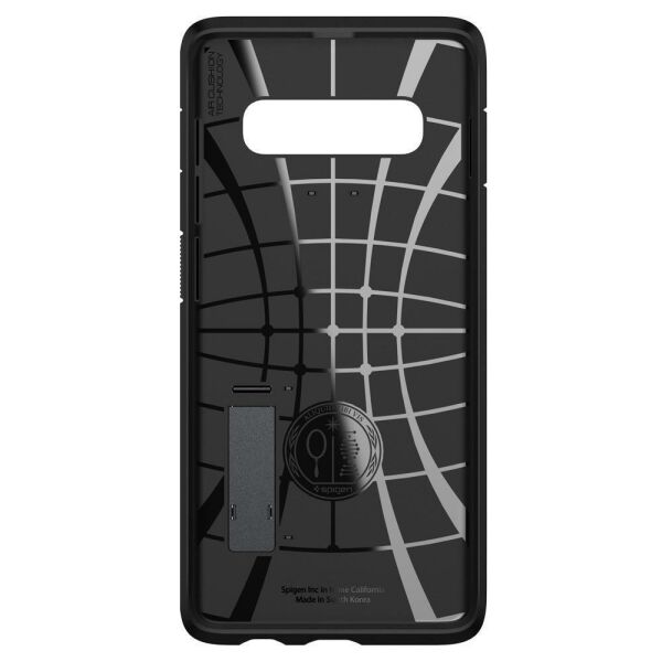Spigen Galaxy S10 Plus ile Uyumlu Kılıf Tough Armor Graphite Gray