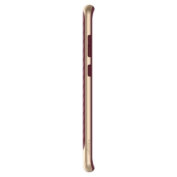 Spigen Galaxy S10 ile Uyumlu Kılıf Neo Hybrid Burgundy