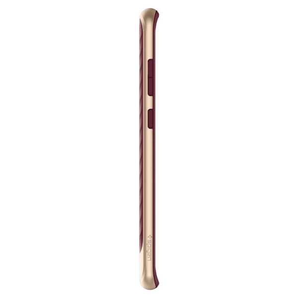 Spigen Galaxy S10 ile Uyumlu Kılıf Neo Hybrid Burgundy