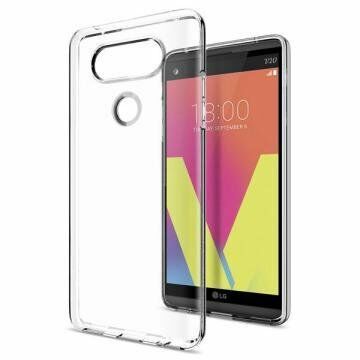 Spigen V20 ile Uyumlu Kılıf Liquid Crystal 4 Taraflı Tam Koruma