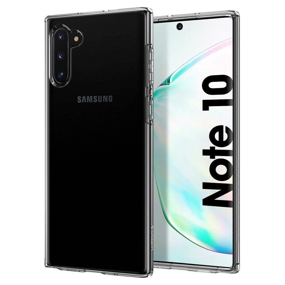 Spigen Galaxy Note 10 ile Uyumlu Kılıf Liquid Crystal Crystal Clear