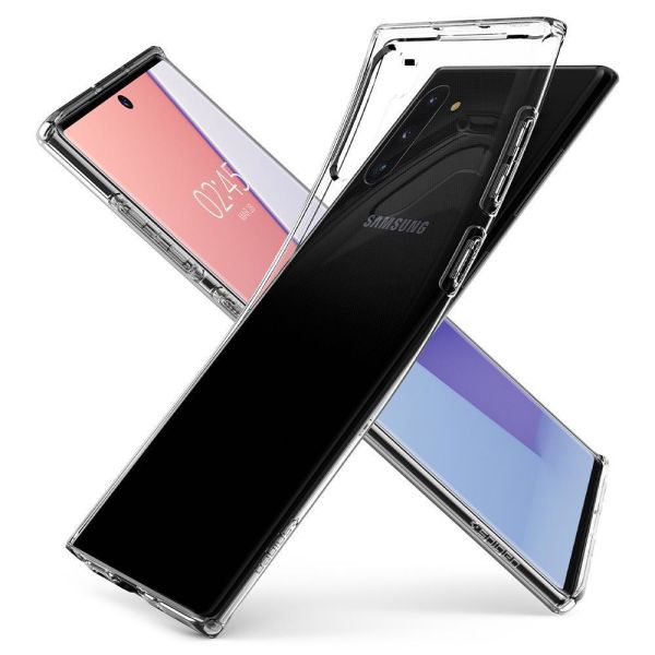 Spigen Galaxy Note 10 ile Uyumlu Kılıf Liquid Crystal Crystal Clear
