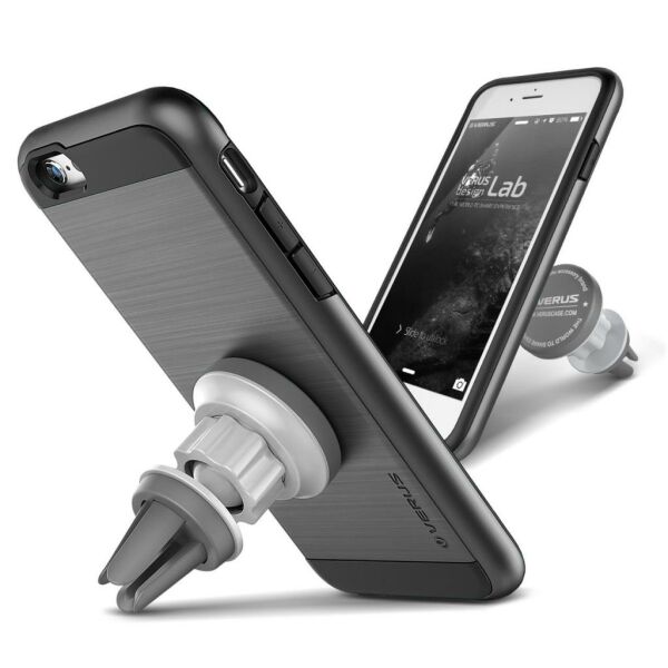 Verus iPhone 6 Plus/6S Plus ile Uyumlu Magnetic Flat Series Renk  Steel Silver