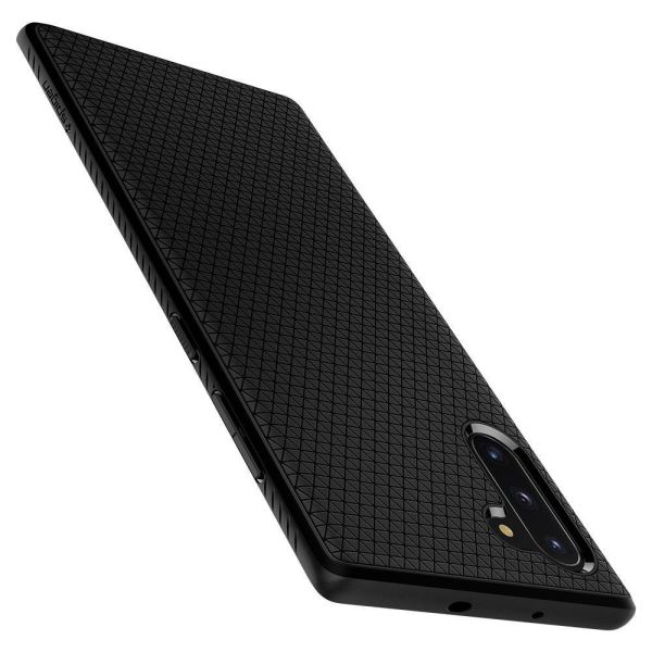 Spigen Galaxy Note 10 ile Uyumlu Kılıf Liquid Air Matte Black