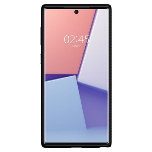 Spigen Galaxy Note 10 ile Uyumlu Kılıf Liquid Air Matte Black