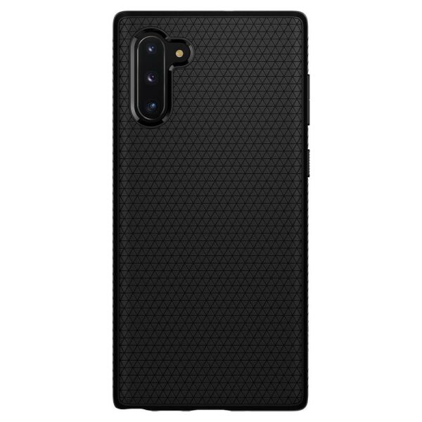 Spigen Galaxy Note 10 ile Uyumlu Kılıf Liquid Air Matte Black
