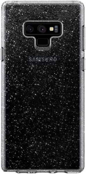 Spigen Galaxy Note 9 ile Uyumlu Kılıf Liquid Crystal Glitter Rose Quartz