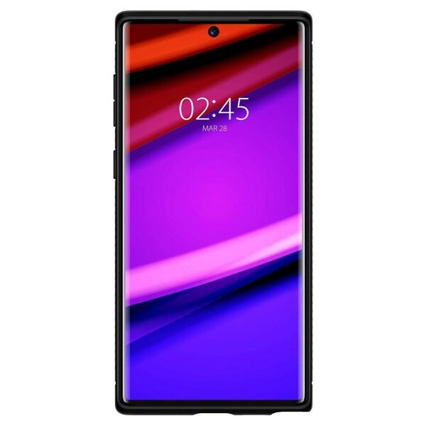 Spigen Galaxy Note 10 ile Uyumlu Kılıf Rugged Armor Matte Black