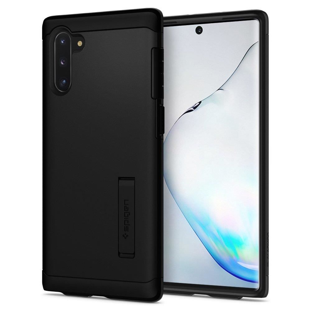 Spigen Galaxy Note 10 ile Uyumlu Kılıf Slim Armor Black