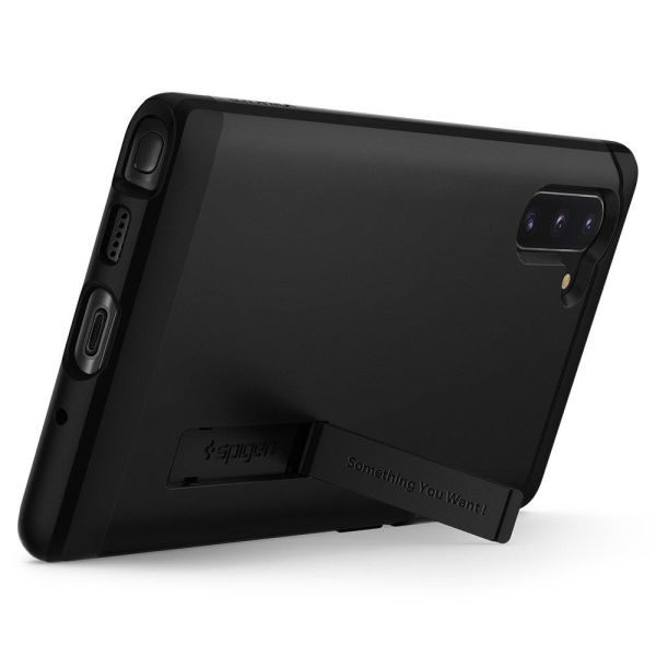 Spigen Galaxy Note 10 ile Uyumlu Kılıf Slim Armor Black