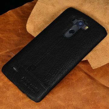 Pierre Cardin G3 ile Uyumlu Deri Arka Koruma Paneli Siyah PCL-P03