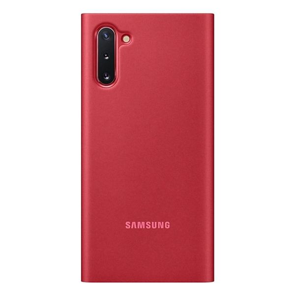 Galaxy Note 10 ile Uyumlu Clear View Kılıf Kırmızı EF-ZN970CREGWW (Out)