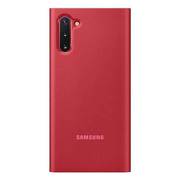 Galaxy Note 10 ile Uyumlu Clear View Kılıf Kırmızı EF-ZN970CREGWW (Out)