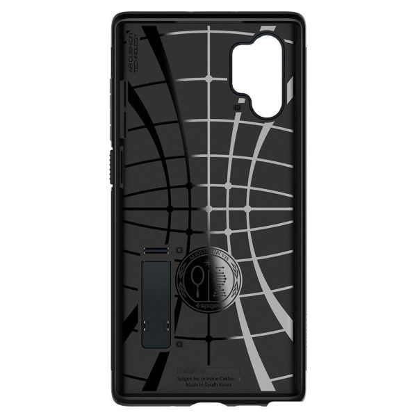 Spigen Galaxy Note 10 Plus ile Uyumlu Kılıf Slim Armor Metal Slate