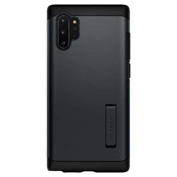 Spigen Galaxy Note 10 Plus ile Uyumlu Kılıf Slim Armor Metal Slate
