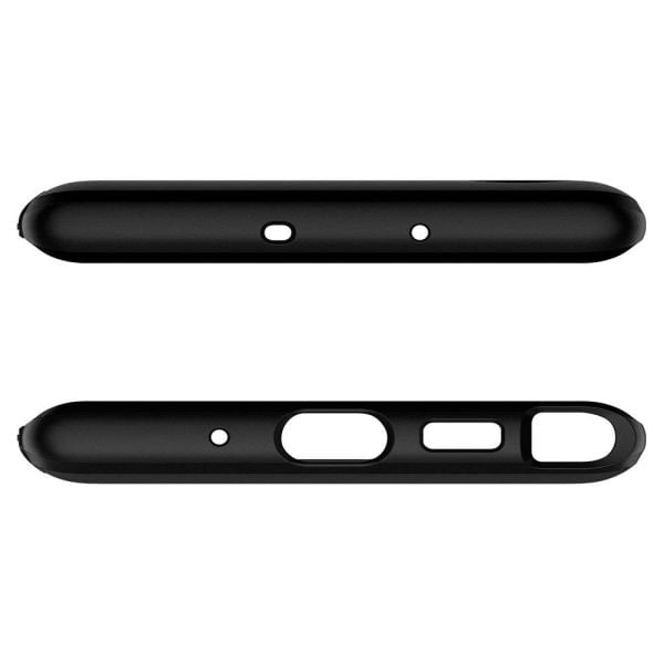 Spigen Galaxy Note 10 Plus ile Uyumlu Kılıf Slim Armor Metal Slate