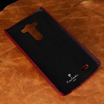 Pierre Cardin G4 ile Uyumlu Deri Arka Koruma Paneli Kırmızı PCL-P03