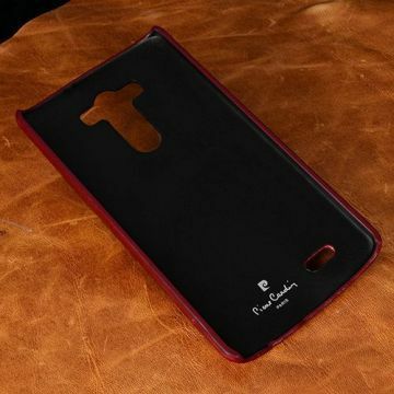 Pierre Cardin G4 ile Uyumlu Deri Arka Koruma Paneli Kırmızı PCL-P03