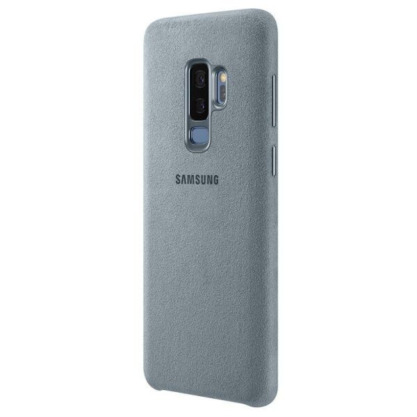 Galaxy S9 Plus ile Uyumlu Alcantara Kılıf Mint EF-XG965AMEGWW (Out)