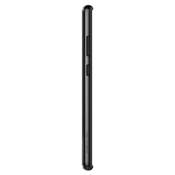 Spigen Galaxy Note 10 Plus ile Uyumlu Kılıf Neo Hybrid Shiny Black