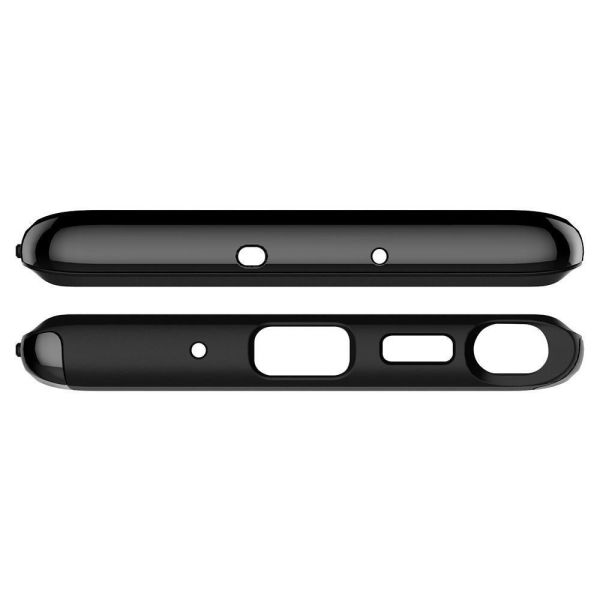 Spigen Galaxy Note 10 Plus ile Uyumlu Kılıf Neo Hybrid Shiny Black
