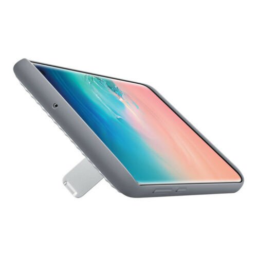 Galaxy S10 Plus ile Uyumlu Protective Stanting Cover Gümüş EF-RG97CSEGWW(Outlet)