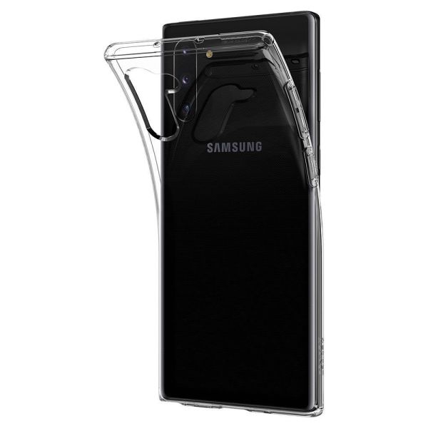 Spigen Galaxy Note 10 Plus ile Uyumlu Kılıf Liquid Crystal Crystal Clear