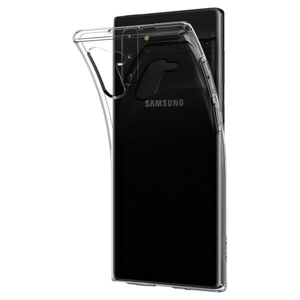 Spigen Galaxy Note 10 Plus ile Uyumlu Kılıf Liquid Crystal Crystal Clear