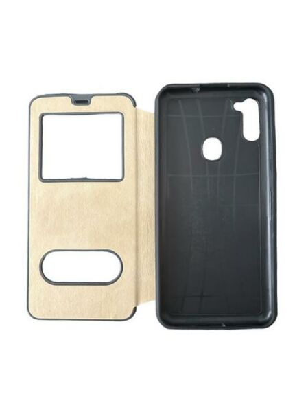 Jopus Galaxy M11 ile Uyumlu Premium Kapaklı Kılıf Kırmızı