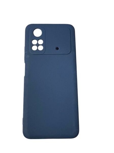 Poco M4 Pro ile Uyumlu Cappy Silikon Kılıf Lacivert