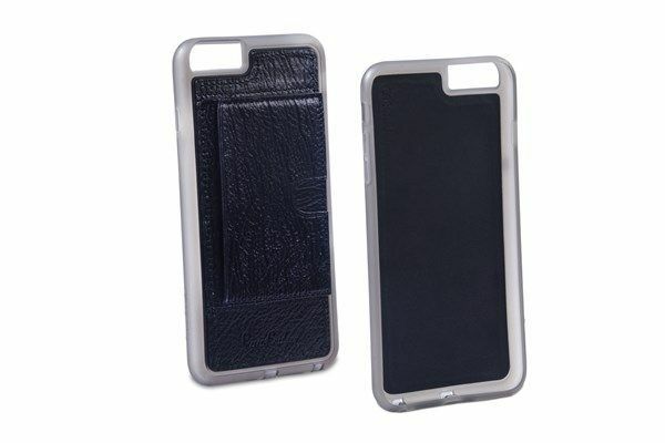 Pierre Cardin iPhone 6 Plus ile Uyumlu Deri Arka Koruma Paneli Siyah PCL-P11