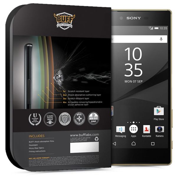 Buff Xperia Z5 Premium ile Uyumlu Darbe Emici Ekran Koruyucu Film