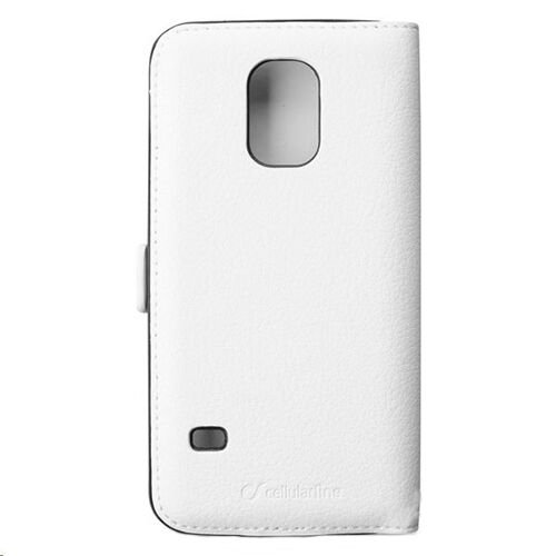 Cellular Line Galaxy S5 Mini ile Uyumlu Book Essential Kapaklı Kılıf Beyaz BOOKESSGALS5MINW (Out)