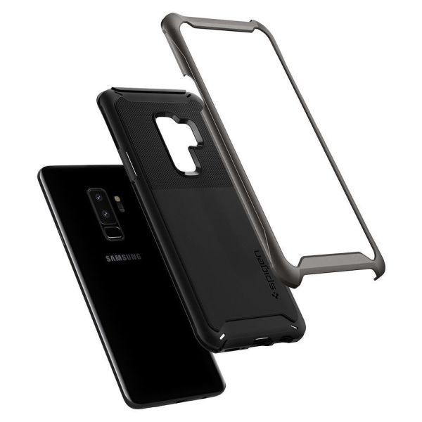 Spigen Galaxy S9 Plus ile Uyumlu Kılıf Neo Hybrid Urban Gunmetal