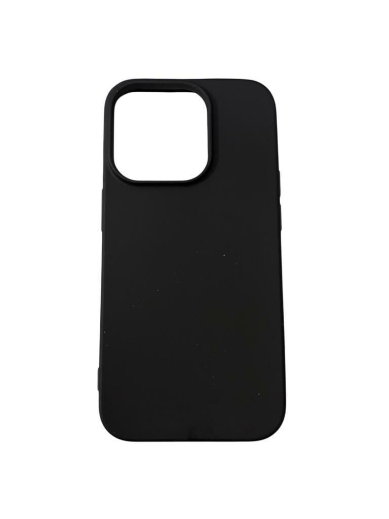 iPhone 14 Pro ile Uyumlu Cappy Silikon Kılıf Siyah