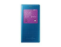Galaxy S5 Mini ile Uyumlu Kılıf S View Mavi EF-CG800BEEGWW (Out)