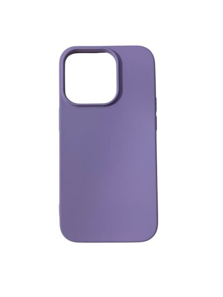 iPhone 14 Pro ile Uyumlu Cappy Silikon Kılıf Lila