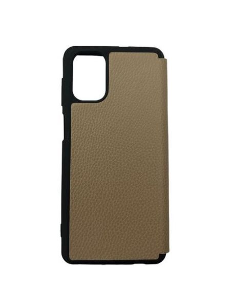 Jopus Galaxy M51 ile Uyumlu Premium Kapaklı Kılıf Gold