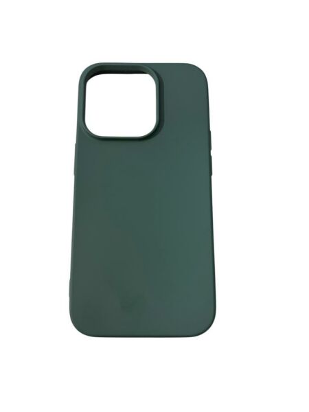 iPhone 14 Pro ile Uyumlu Cappy Silikon Kılıf Yeşil