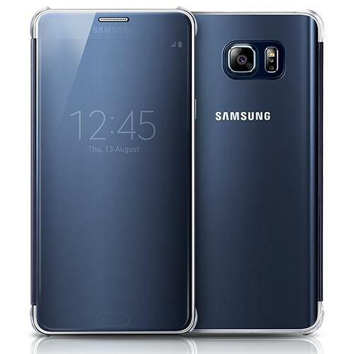Galaxy Note5 ile Uyumlu Clear View Cover Fonksiyonel Kılıf Lacivert EF-ZN920CBEGWW