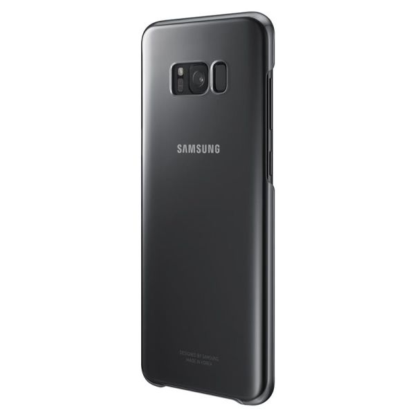 Galaxy S8 Plus ile Uyumlu Clear Cover Siyah EF-QG955CBEGWW (Out)