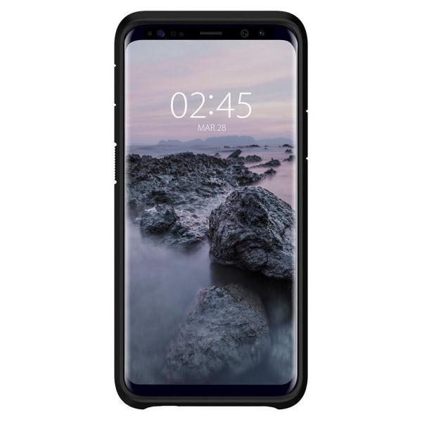 Spigen Galaxy S9 ile Uyumlu Kılıf Tough Armor Black