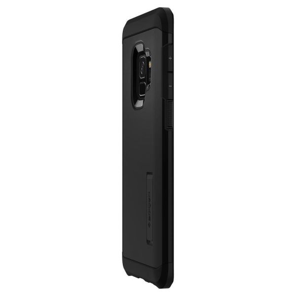 Spigen Galaxy S9 ile Uyumlu Kılıf Tough Armor Black