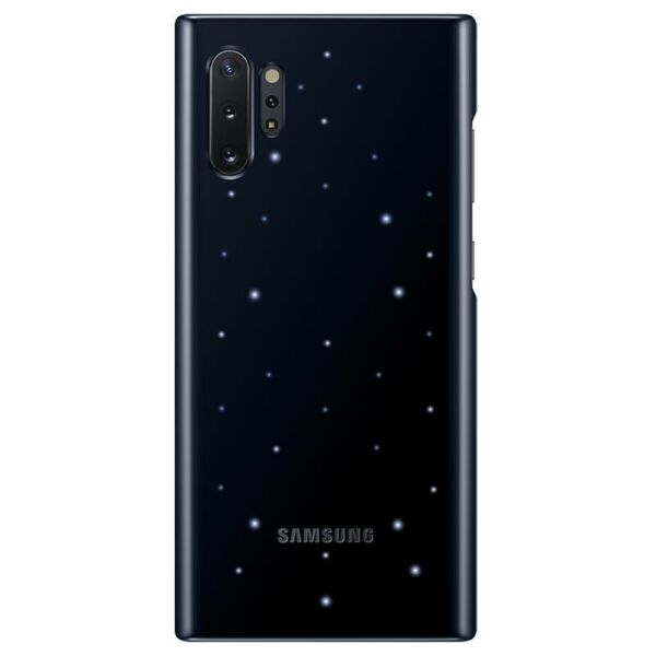 Galaxy Note 10+ ile Uyumlu LED Kılıf Siyah EF-KN975CBEGWW