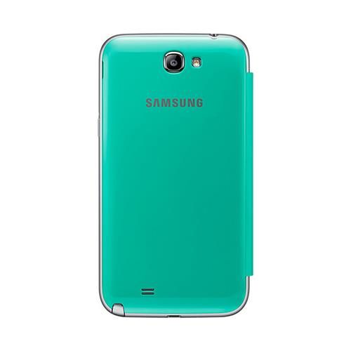 Galaxy Note 2 N7100 ile Uyumlu Flip Cover Kılıf Yeşil EFC-1J9FMEGSTD (Out)