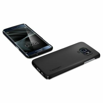 Spigen Galaxy S7 Edge ile Uyumlu Kılıf Thin Fit Ultra İnce Black