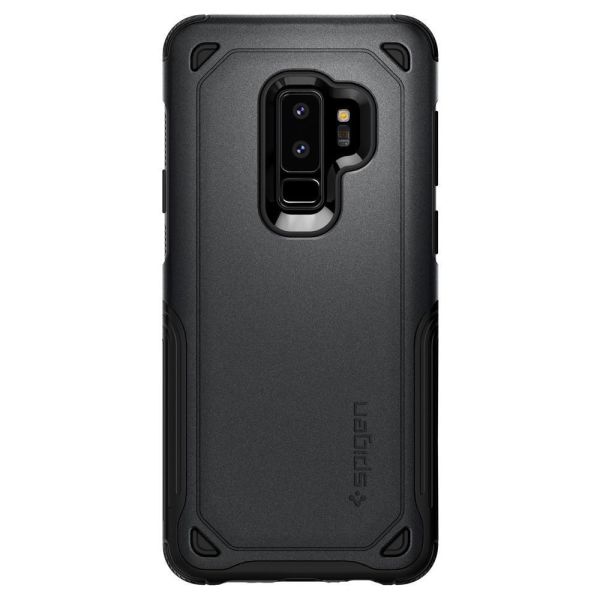Spigen Galaxy S9 Plus ile Uyumlu Kılıf Hybrid Armor Graphite Gray