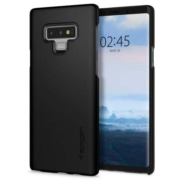 Spigen Galaxy Note 9 ile Uyumlu Kılıf Thin Fit Ultra İnce Black