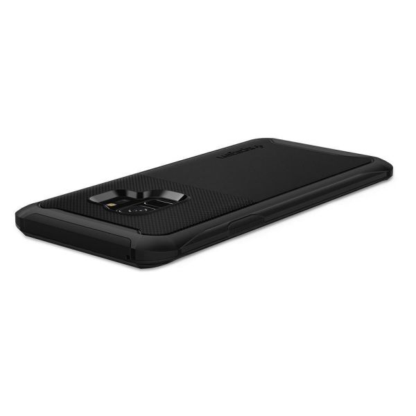 Spigen Galaxy S9 ile Uyumlu Kılıf Neo Hybrid Urban Midnight Black