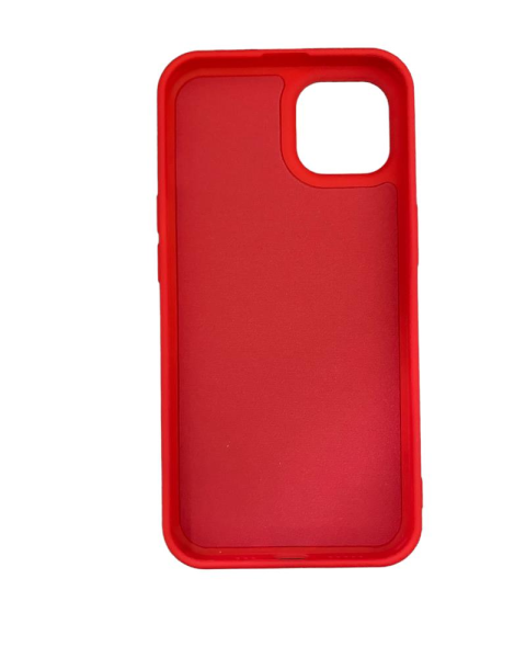 iPhone 13 ile Uyumlu Cappy Silikon Kılıf Kırmızı